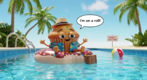 muffin goes to vacation puns
