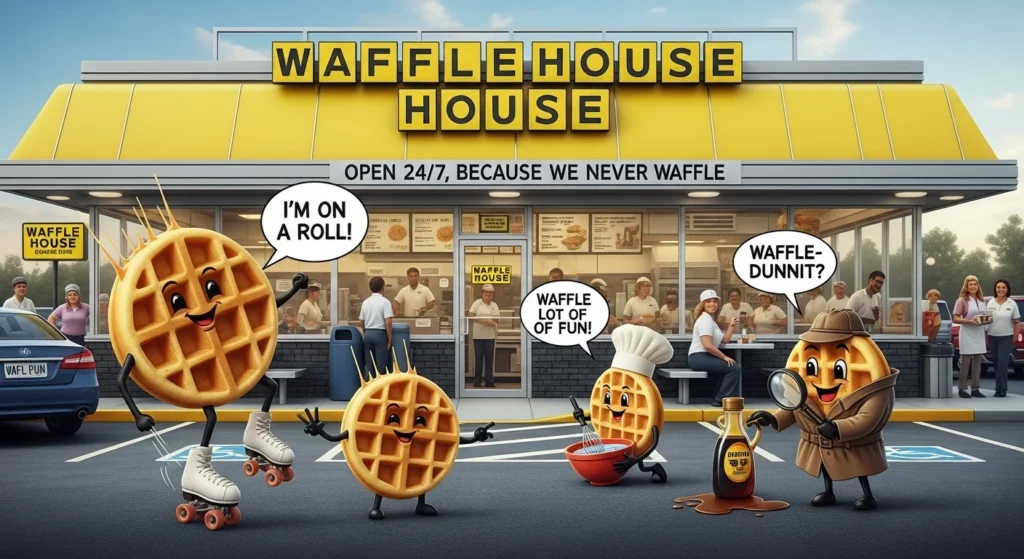 waffle house puns